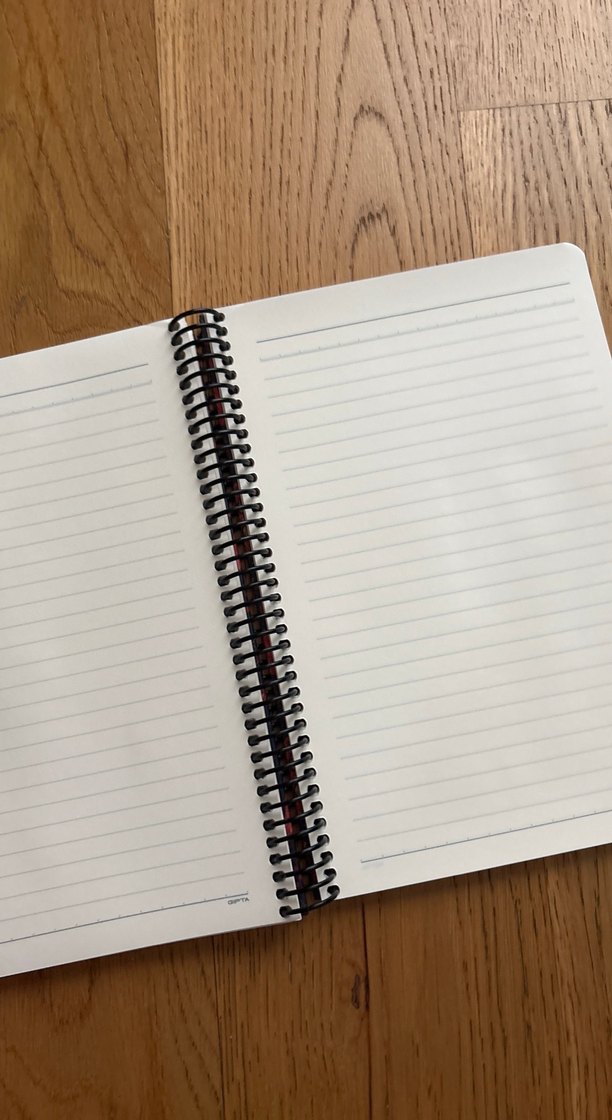 Kırmızı Kuş Desenli Spiralli Defter GİPTA - Görsel 4