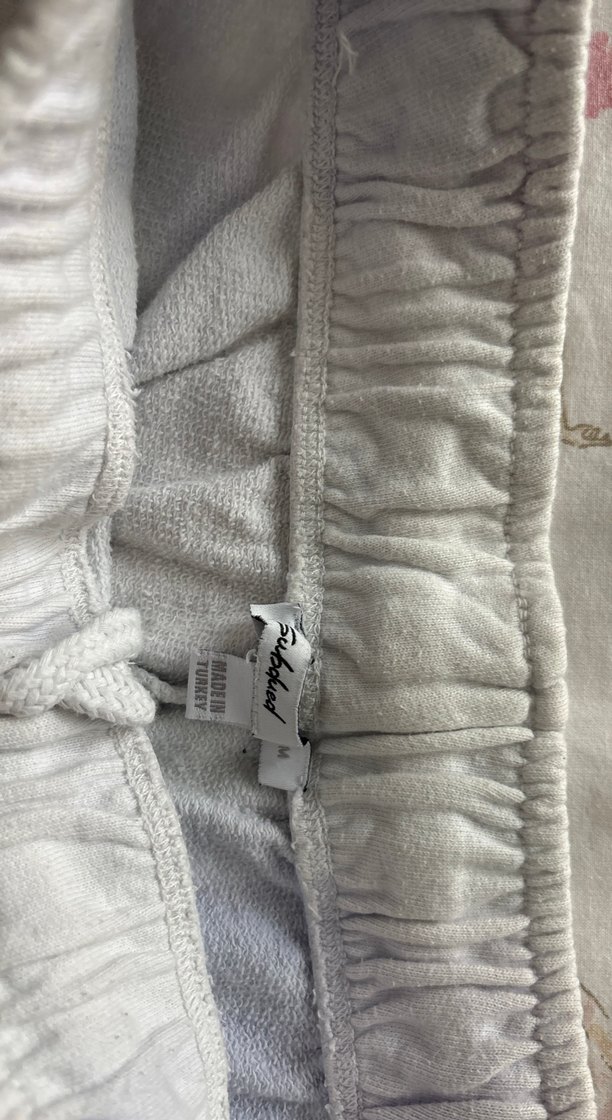 Beyaz Pamuklu Subdued Mini Şort - Görsel 2