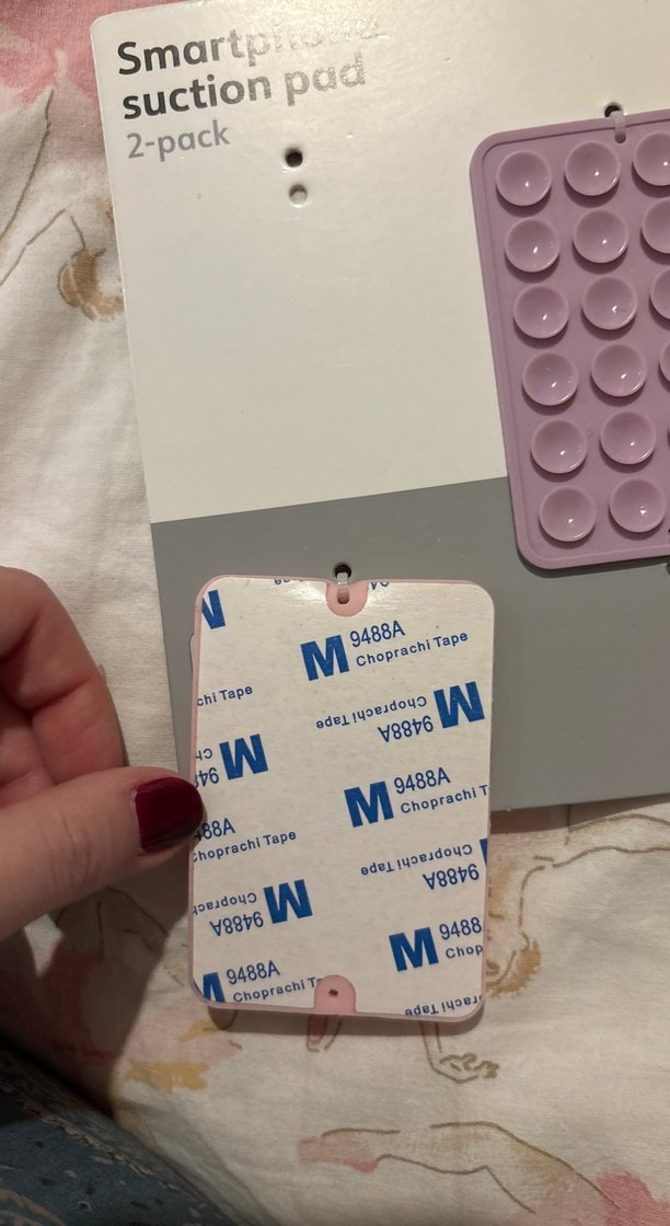 Pastel Renkli 2'li Düğmeli Telefon Tutucu Vantuz - Görsel 2