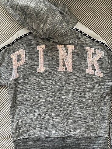 s Beden Victorias Secret Pink Pullu sweatshirt