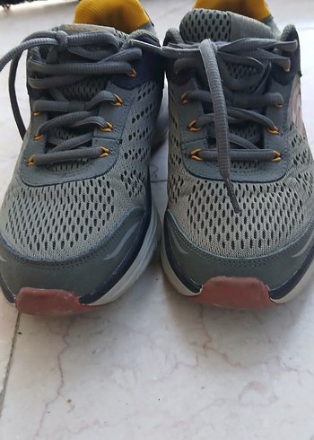Gri Erkek Spor Ayakkabı Bağcıkları 39 Numara - Görsel 12