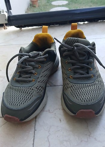 Gri Erkek Spor Ayakkabı Bağcıkları 39 Numara - Görsel 7