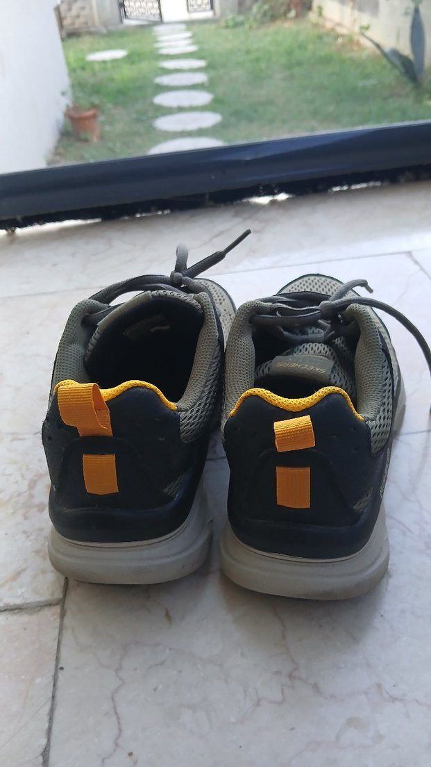 Gri Erkek Spor Ayakkabı Bağcıkları 39 Numara - Görsel 5