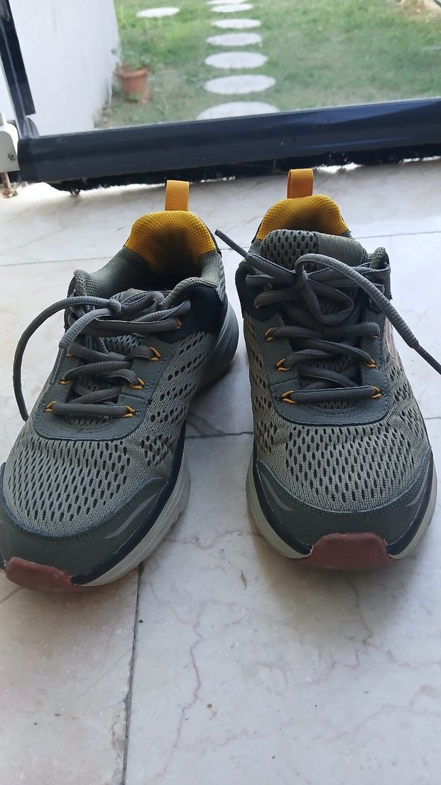 Gri Erkek Spor Ayakkabı Bağcıkları 39 Numara - Görsel 2