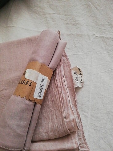 Beden Freshscarfs İnce Pamuk Vual Şal Bej