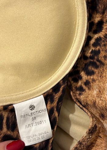 Diğer Kahverengi Leopar Desenli Kadın Bikini