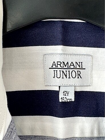 Armani Armani erkek çocuk çizgili gömlek