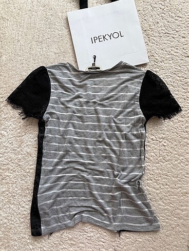ipekyol İpekyol dantel detaylı bluz