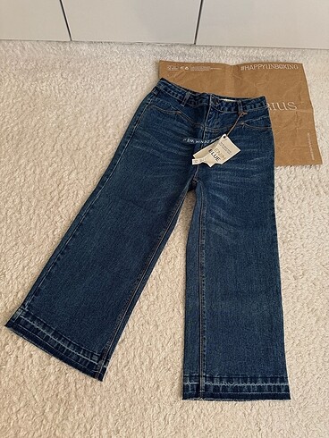 xs Beden lacivert Renk Stradivarius Culotte Jean