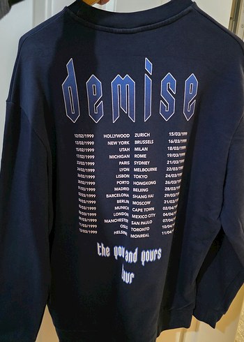 Lacivert Sweatshirt unisex - Görsel 2