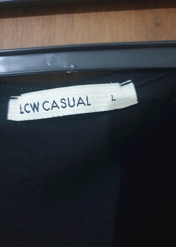 l Beden LCW Siyah Baskılı Atlet/Tshirt