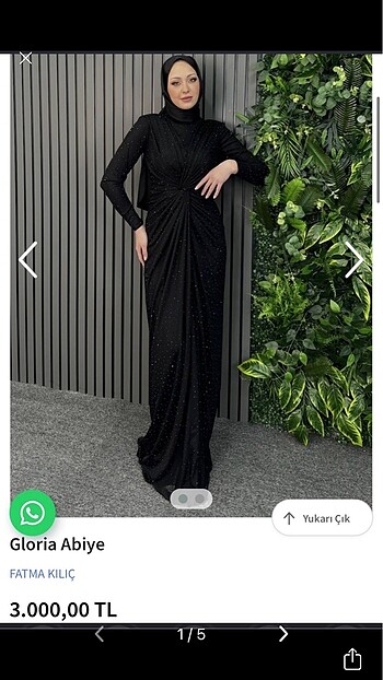 Tesettür şık abiye