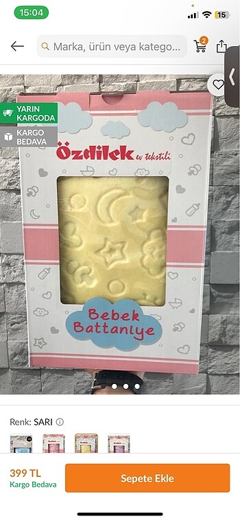 Bebek battaniyesi