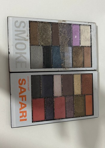 Çok Renkli Göz Farı Paleti City Color Smoke ve Safari - Görsel 8