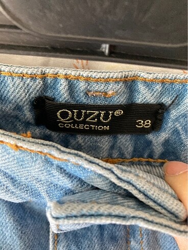 38 Beden mavi Renk Kot etek Quzu