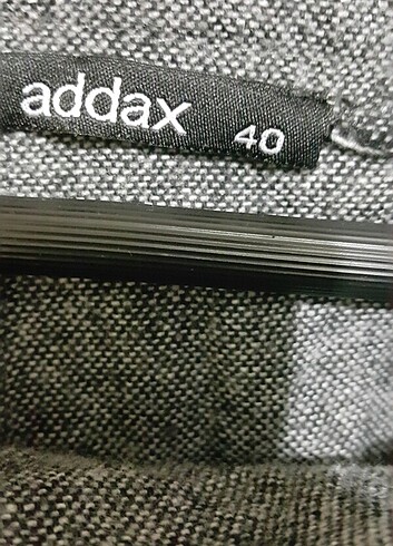 40 Beden gri Renk Addax kemerli kaşe pantolon