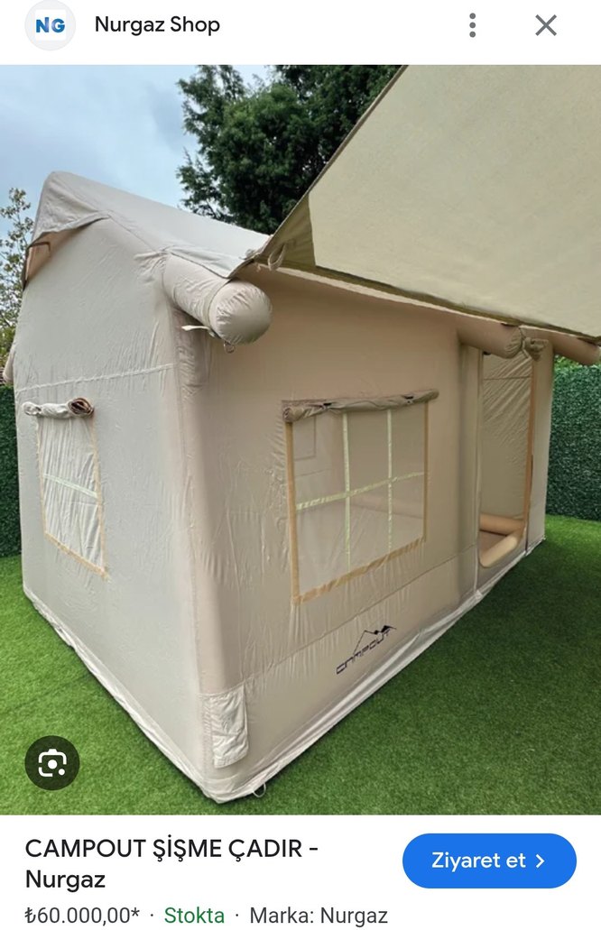 Nurgaz Campaut Şişme Kamp Çadırı - Görsel 3