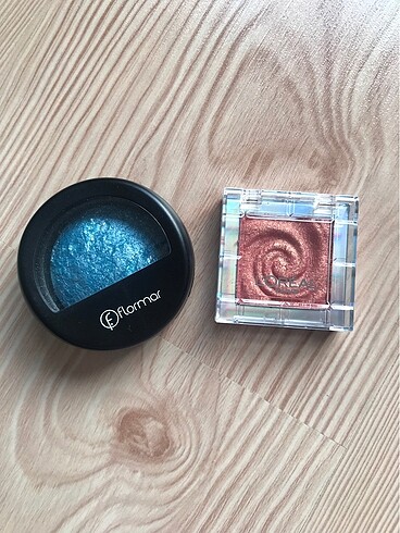 Flormar ve Loreal far paleti