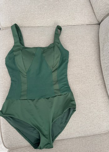 Penti Koyu Yeşil Fitted Midi Mayo