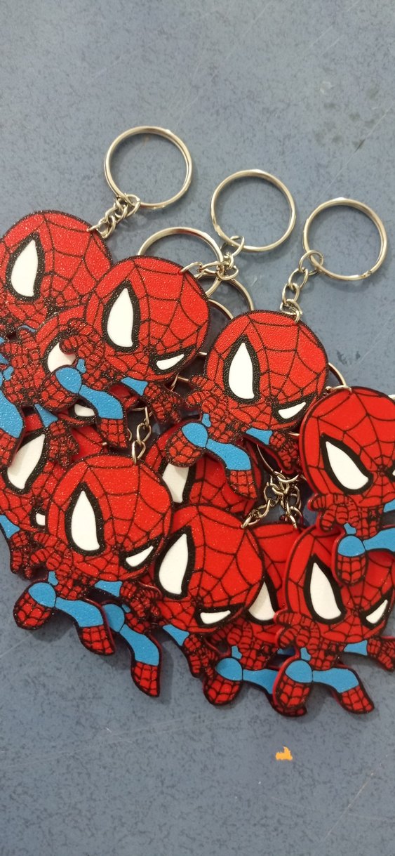 Spiderman Örümcek Adam Figür Anahtarlık - Görsel 2