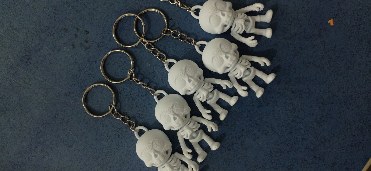 İskelet / Kurukafa / Skull Figür Anahtarlık - Görsel 2