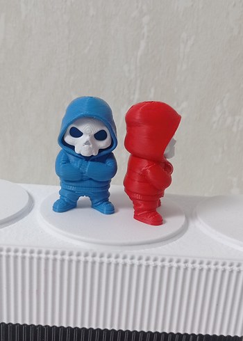 Skull / Kurukafa Mini Anahtarlık Figürü - Görsel 2