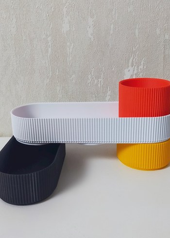 Masa Organizer Seti / Saksı Takımı - Görsel 3