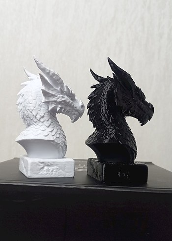 Dekoratif Ejderha Motifi / Dragon Art - Görsel 3