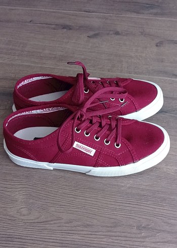37 Beden bordo Renk Bordo Kadın Spor Ayakkabı