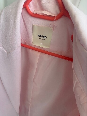 Koton şeker pembe blazer ceket