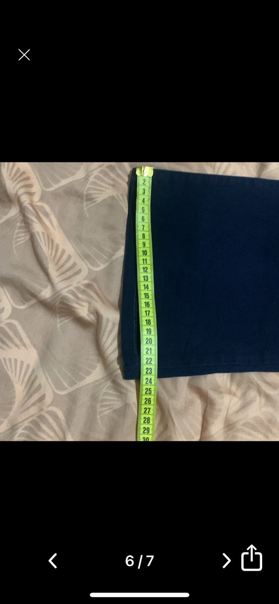 Kadın Lacivert Düğmeli Midi Denim Pantolon - Görsel 5