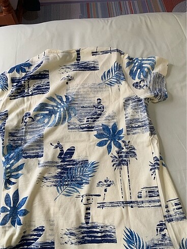 V yaka tişört M - Görsel 6