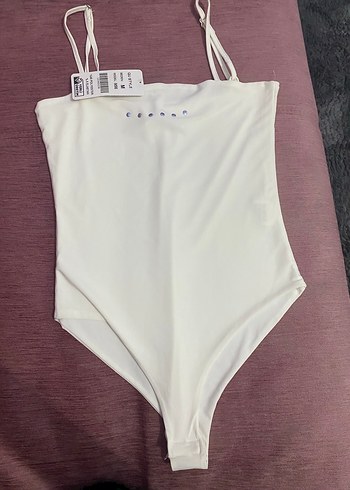 Diğer Beyaz çıtçıtlı body