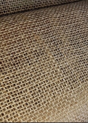 Jüt kumaş 5 metre 3 mm 500 gram ekru makrome ipi