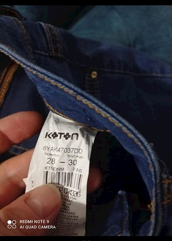 Nakışlı Mavi Kadın Kot Pantolon - Görsel 4