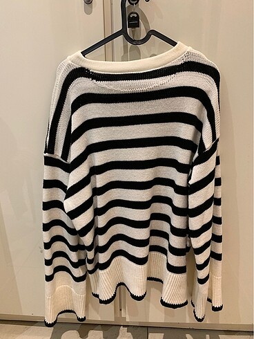 Trendyol & Milla Çizgili oversize kazak