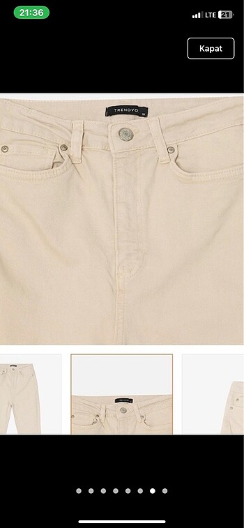 xs Beden Milla Flare Pantolon