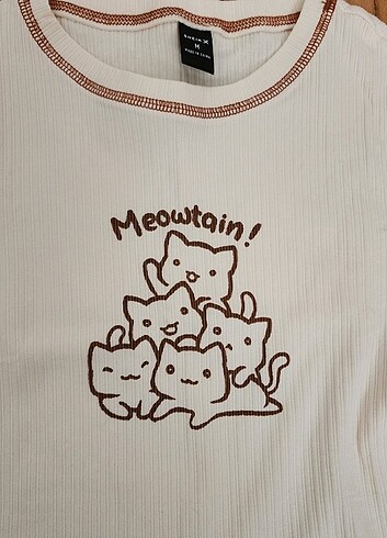 Sheinside SHEIN KEDİLİ CROP