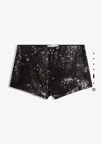 Bershka Kısa mini pullu Şort - Görsel 4