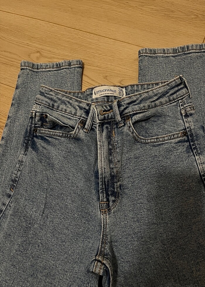 Stradivarius Slim Fit Mom Jean - Görsel 2