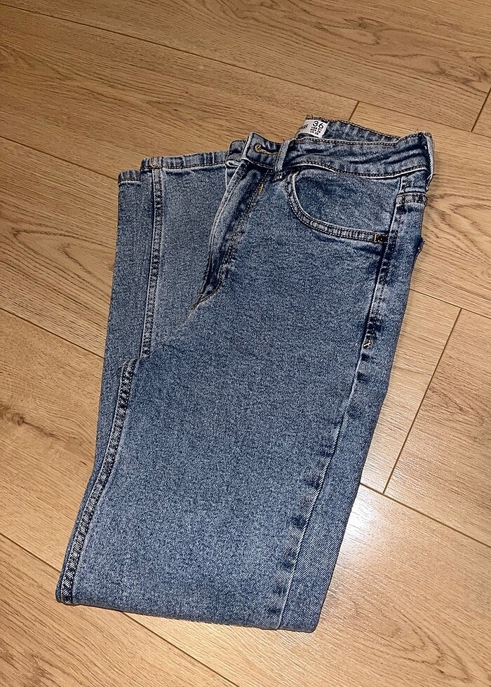 Stradivarius Slim Fit Mom Jean - Görsel 4