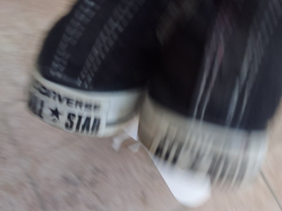 Kadın Siyah-Beyaz Bağcıklı Spor Ayakkabı - Görsel 3