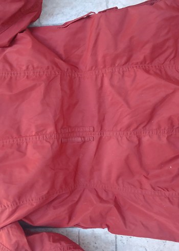 Düğmeli  somon rengiKadın yağmurluk - Görsel 4