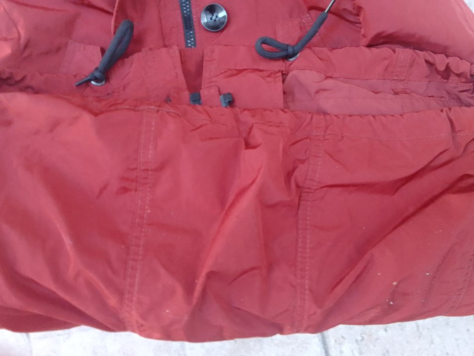 Düğmeli  somon rengiKadın yağmurluk - Görsel 3