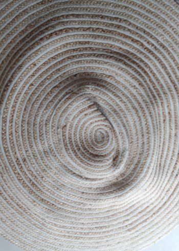 Bej Bohem Yuvarlak Halı 120 cm ebat - Görsel 3