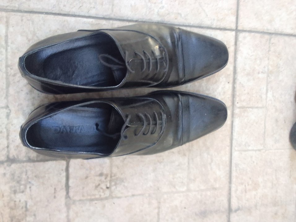 Siyah Deri Klasik Erkek Ayakkabı - Görsel 3