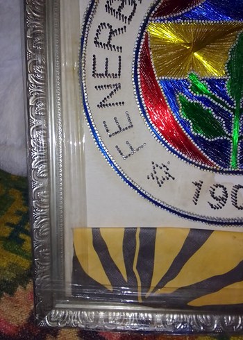 Fenerbahçe Spor Kulübü Nakışlı Rozet - Görsel 5