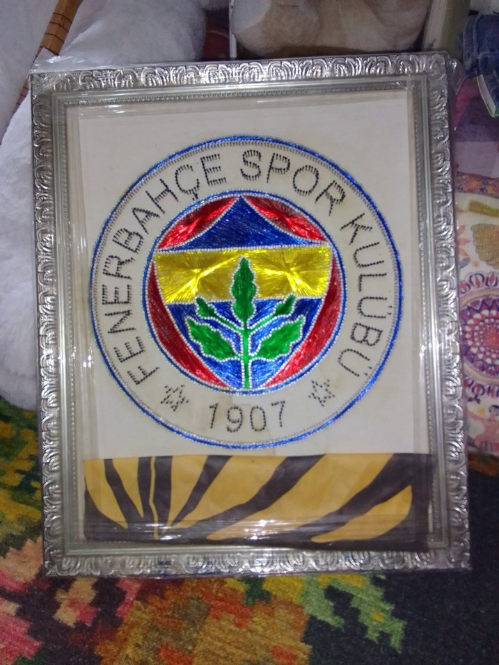 Fenerbahçe Spor Kulübü Nakışlı Rozet - Görsel 3
