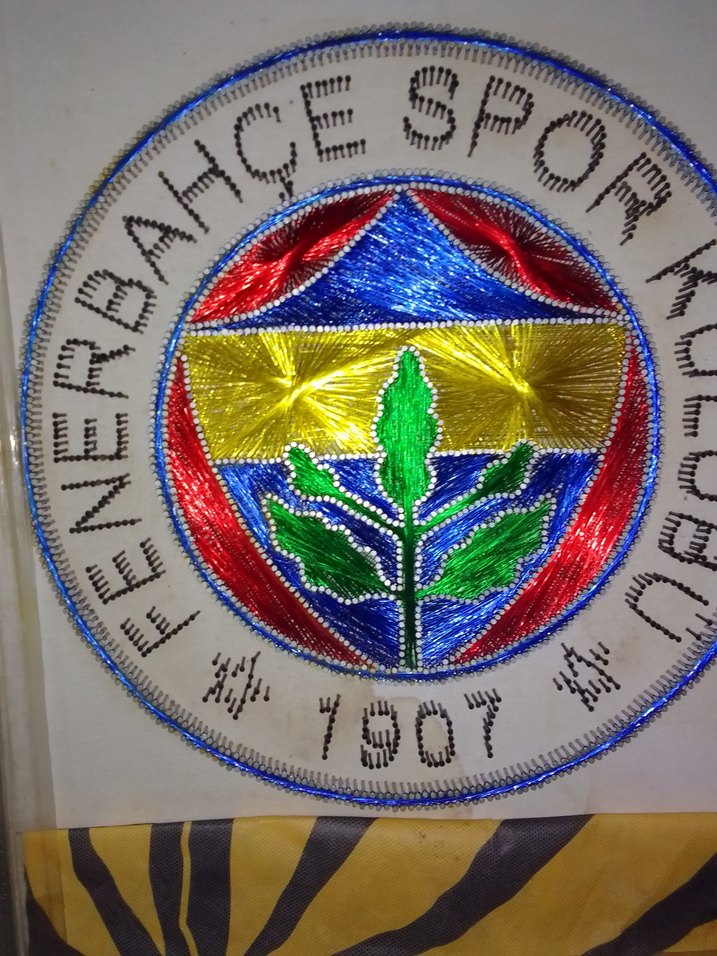 Fenerbahçe Spor Kulübü Nakışlı Rozet - Görsel 4
