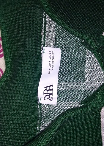 Yeşil Beyaz Çizgili Triko Kadın Kazak - Görsel 3